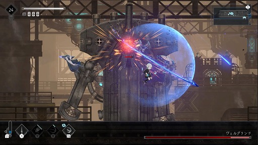 画像ギャラリー No.003のサムネイル画像 / 「エンダーマグノリア: ブルームインザミスト」が本日正式リリース。破滅が迫る国を旅し，狂ったホムンクルスを救済する探索型2Dアクション