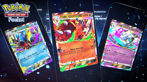 画像ギャラリー No.001のサムネイル画像 / 「Pokémon Trading Card Game Pocket」,メガシンカしたすがたのポケモンたちが登場する新シリーズを今秋開始へ