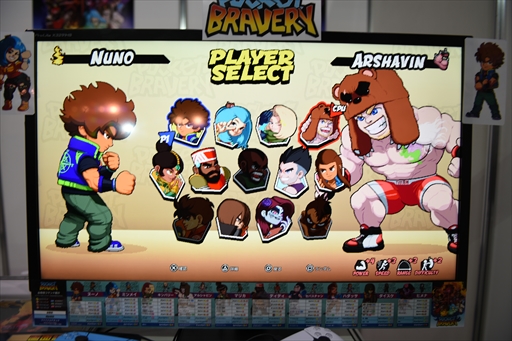 画像ギャラリー No.003のサムネイル画像 / ［プレイレポ］EVO Japanに出展されていた「Pocket Bravery」をチェック。ブラジル産のクラシカルな格闘ゲームが今夏家庭用向けに登場