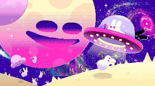 画像ギャラリー No.002のサムネイル画像 / 「ホテル・ソウルズ」開発チームの新作「チーズムーン」,クラウドファンディング開始。ウサギがチーズの月を採掘するオートバトルゲーム