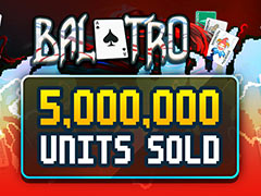 「Balatro」，累計販売本数が500万本を突破。中毒性の高さや話題作とのコラボなどで一大ムーブメントを巻き起こした脱法ポーカー