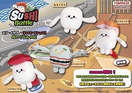 画像ギャラリー No.001のサムネイル画像 / 回転寿司レーンの上で寿司モチーフのキャラクターが大乱闘する「スシ・バトル・ランバングシャスリ」，本日リリース