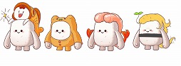 画像ギャラリー No.003のサムネイル画像 / 回転寿司レーンの上で寿司モチーフのキャラクターが大乱闘する「スシ・バトル・ランバングシャスリ」，本日リリース