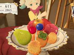 お皿の上にフルーツを積んでいくパズルゲーム「フルーツマウンテン」PS/Switch版，本日配信。3分間で競うタイムリミットモードも実装