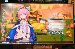 画像ギャラリー No.013のサムネイル画像 / 「アズールプロミリア」の戦闘は，見た目以上にがっつりアクション。美少女3人＋モンスター3体でパーティ編成してガチバトル［TGS2025］