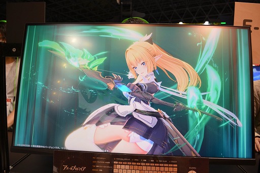 画像ギャラリー No.034のサムネイル画像 / 「アズールプロミリア」の戦闘は，見た目以上にがっつりアクション。美少女3人＋モンスター3体でパーティ編成してガチバトル［TGS2025］