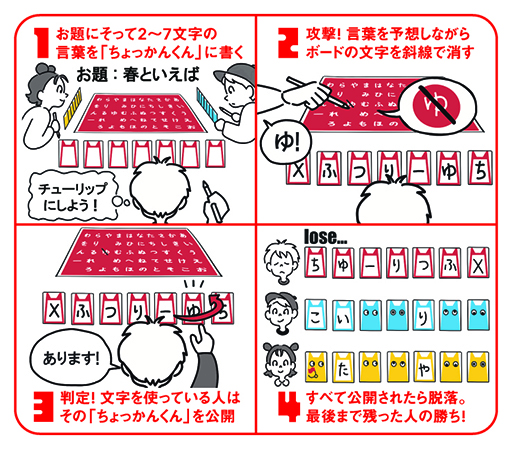 画像ギャラリー No.006のサムネイル画像 / 「ぷよぷよ」「はぁって言うゲーム」の米光一成氏が考案。「もじあてゲーム あいうえバトル」3月30日に発売