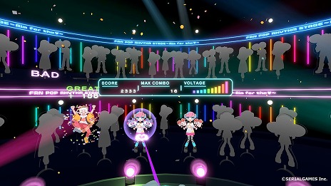 画像ギャラリー No.008のサムネイル画像 / アイドル体験VRゲーム「ファンポップリズムステージ〜Aim for the ♡〜」Steamで本日リリース。ダンスとファンサでステージを盛り上げよう