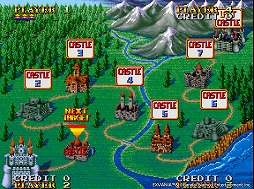 画像ギャラリー No.003のサムネイル画像 / 「アーケードアーカイブス エクスバニア」,4月4日に配信。1992年にナムコから発売された,爆弾を使って戦うアクションゲームだ