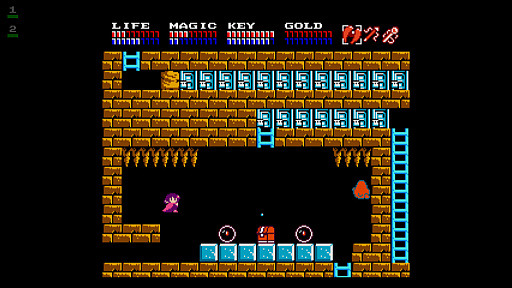 画像ギャラリー No.004のサムネイル画像 / 「EGGコンソール ドラゴンスレイヤーIV ドラスレファミリー MSX2」本日配信。能力の異なるキャラを切り替えて冒険し,ドラゴンとの決戦に挑む