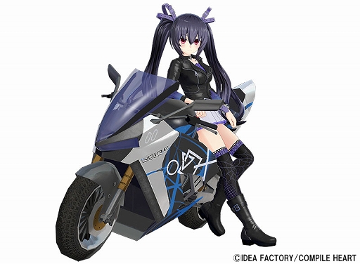 画像ギャラリー No.007のサムネイル画像 / ネプテューヌシリーズのバイクアクション「爆走次元ネプテューヌ VS巨神スライヌ」,6月27日に発売決定。天王星うずめと四女神が登場