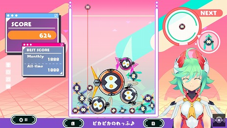 画像ギャラリー No.006のサムネイル画像 / 電脳歌姫ロロが主人公のスピンオフ作品「ロロパズミクス」Switch版を本日発売。RoRo玉をくっつけて育てるマージ系パズルゲーム