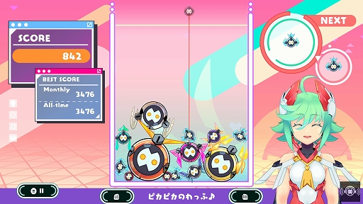 画像ギャラリー No.003のサムネイル画像 / 電子の謡精RoRoが主人公のマージ系パズルゲーム「ロロパズミクス」,PC(Steam)版を本日配信。Xbox版は5月24日に発売決定