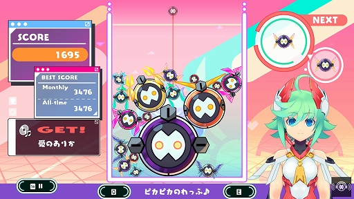 画像ギャラリー No.004のサムネイル画像 / 電子の謡精RoRoが主人公のマージ系パズルゲーム「ロロパズミクス」,PC(Steam)版を本日配信。Xbox版は5月24日に発売決定