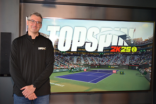 画像ギャラリー No.005のサムネイル画像 / テニスシム「TopSpin 2K25」体験会レポート&インタビュー。13年ぶりのシリーズ最新作は,テニス好きのみならず,対戦ゲーム好きも楽しめる