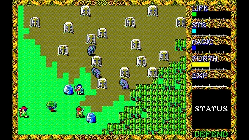 画像ギャラリー No.002のサムネイル画像 / 「EGGコンソール ハイドライドII PC-8801」，4月18日配信決定。神に選ばれし者となり，フェアリーランドを狙う邪悪な意識を封印する冒険に出る
