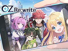 スマホ向けRPG「OZ Re:write」，正式サービスを8月19日に開始。App StoreとGoogle Playでは事前登録の受付もスタート