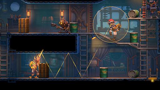 画像ギャラリー No.003のサムネイル画像 / 「SteamWorld Heist II」，8月8日リリース。Steamで“圧倒的に好評”なターン制ストラテジーの続編