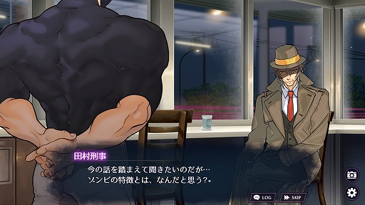 画像ギャラリー No.003のサムネイル画像 / 新人刑事とゾンビ刑事が事件の解決に挑む。ミステリーADV「Zombie Police 〜ゾンビ刑事と踊るクリスマス〜」,2024年夏にSteamで配信