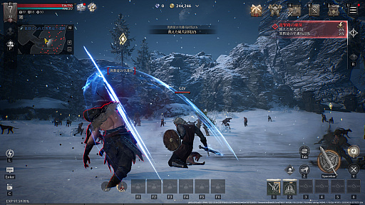 画像ギャラリー No.038のサムネイル画像 / ［プレイレポ］新作スマホ向けMMORPG「レイヴン2」は，人々の陰謀が渦巻き，戦場では血しぶきがあがるダークファンタジー