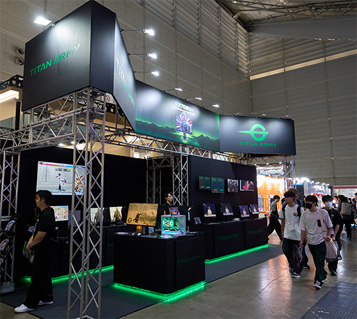画像ギャラリー No.001のサムネイル画像 / ゲーマー向けディスプレイブランド「Titan Army」が東京ゲームショウに出展。手ごろなMini LEDディスプレイを展示［TGS2025］