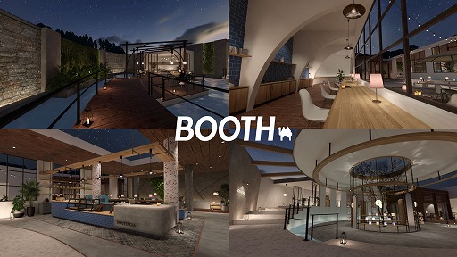 画像ギャラリー No.003のサムネイル画像 / 「VRChat」,BOOTHが手がけるワールドの累計来場者数が100万人を突破。「BOOTH Avatar Cafe」の新しい紹介動画も公開に