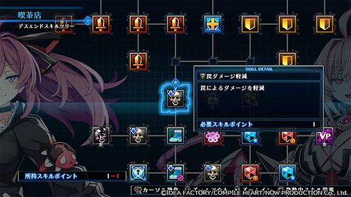 画像ギャラリー No.006のサムネイル画像 / 「Death end re;Quest Code Z」,主人公の能力を底上げするデスエンドスキルツリー,ダンジョン探索の準備を行う自室などシステム情報が公開に