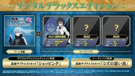 画像ギャラリー No.004のサムネイル画像 / 「転生したらスライムだった件 テンペストストーリーズ」Switchダウンロード版の予約受付を開始。予約特典は「初心者応援セット」