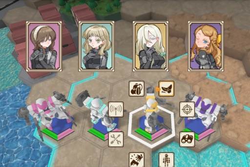 画像ギャラリー No.004のサムネイル画像 / 工画堂スタジオの新作ストラテジー「One-inch Tactics」,5月20日にSteamで発売。美少女パイロットとメカ部隊を指揮してミッションに挑む