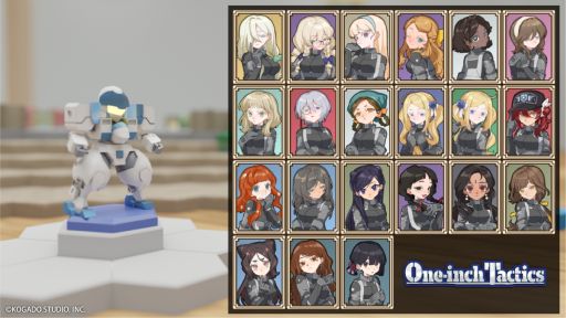 画像ギャラリー No.001のサムネイル画像 / 工画堂スタジオのターン制ストラテジー「One-inch Tactics」，21人のパイロットに関する情報を公開。Steamサマーセールで20％オフに