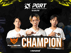 「PARAVOX」のグローバルeスポーツ大会「PGRT」，シンガポール地域予選大会の優勝チームが「FULL SENSE」に決定