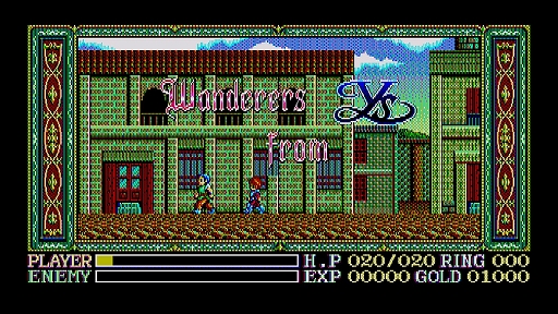 画像ギャラリー No.002のサムネイル画像 / イースシリーズ3作目「EGGコンソール ワンダラーズ フロム イース PC-8801mkIISR」，本日配信。1989年に日本ファルコムが発売したARPG
