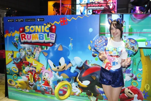 画像ギャラリー No.001のサムネイル画像 / 可愛いソニック達を操作する「SONIC RUMBLE」をTGS会場で体験プレイ。32人の中から1人が勝ち残るパーティーバトルロイヤル［TGS2024］