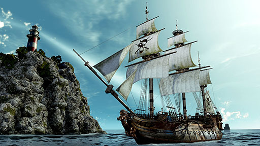 画像ギャラリー No.003のサムネイル画像 / 「龍が如く８外伝 Pirates in Hawaii」，真島が結成した「ゴロー海賊団」が大海原で行える要素の最新情報を公開