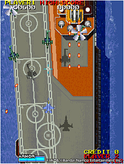 画像ギャラリー No.004のサムネイル画像 / 「アーケードアーカイブス F/A」,5月15日配信。1992年にナムコから発売された縦スクロールシューティング