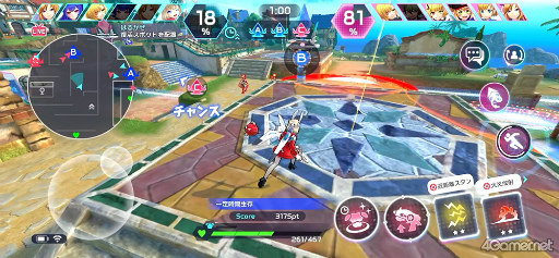 画像ギャラリー No.001のサムネイル画像 / ［プレイレポ］1試合約5分で6vs.6のチームバトルを楽しもう。「白猫」と「モンスト」のキャラが夢の共演「フェスティバトル」CBTを体験