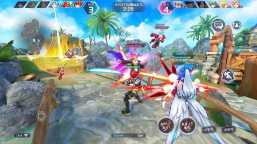 画像ギャラリー No.003のサムネイル画像 / 「フェスティバトル」,正式サービスを開始。1プレイ5分で手軽に楽しめる白猫×モンストの対戦アクション