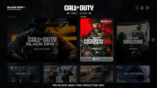 画像ギャラリー No.003のサムネイル画像 / CoDの巨大データ容量がマイルドに。Activision,「Call of Duty: Black Ops 6」リリースまでのロードマップを公開