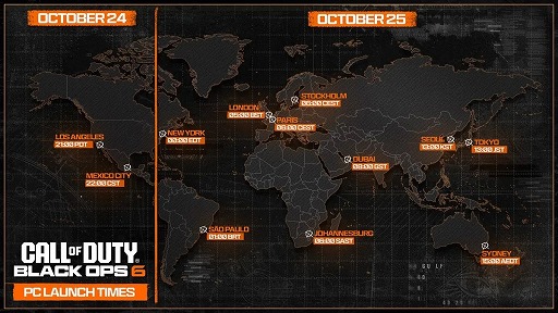 画像ギャラリー No.002のサムネイル画像 / 「Call of Duty: Black Ops 6」，事前ダウンロード開始日時とPC版の要求スペックを公開。正式リリースの詳細な時間も明らかに