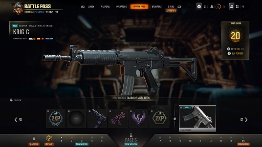 画像ギャラリー No.003のサムネイル画像 / 「Call of Duty: Black Ops 6」,シーズン1のバトルパスの詳細を公開。新武器などを含む20個以上の報酬は無料でアクセス可能