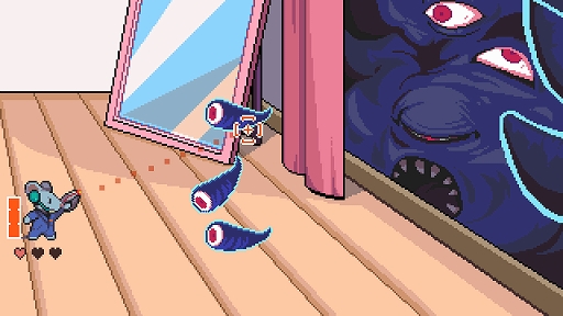 画像ギャラリー No.005のサムネイル画像 / 「ねずみバスターズ!」,デモ版をSteamで配信開始。ねずみになって呪われたアパートに巣食う悪霊たちを除霊していくホラーADVゲーム
