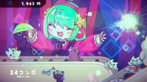 画像ギャラリー No.004のサムネイル画像 / 限界な女の子によるワンダーなお仕事リズムゲーム。ブラックだけどポップでキュートな「キメキャワ♥限界ビートちゃん!!」