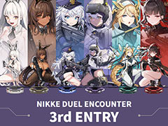 NIKKEの両面アクリルスタンドを使って対戦するカードゲームの第3弾「NIKKE DUEL ENCOUNTER 3rd ENTRY」，5月16日に発売