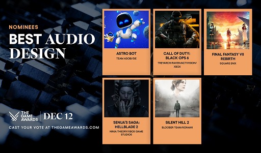 画像ギャラリー No.040のサムネイル画像 / 「FINAL FANTASY VII REBIRTH」「アストロボット」は大賞を含む7部門にノミネート。「The Game Awards 2024」，一般投票受付を開始