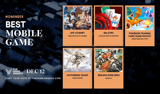 画像ギャラリー No.052のサムネイル画像 / 「FINAL FANTASY VII REBIRTH」「アストロボット」は大賞を含む7部門にノミネート。「The Game Awards 2024」，一般投票受付を開始