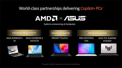 画像ギャラリー No.028のサムネイル画像 / AMD，新世代CPUアーキテクチャ「Zen 5」採用の新型CPU「Ryzen 9000」と「Ryzen AI 300」を発表