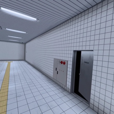 画像ギャラリー No.005のサムネイル画像 / ［プレイレポ］「8番出口」とVRの相性はぴったりだった！ Quest版「8番出口VR」の無限に続く通路に閉じこめられてみた