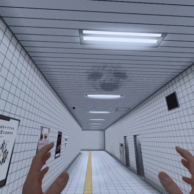 画像ギャラリー No.010のサムネイル画像 / ［プレイレポ］「8番出口」とVRの相性はぴったりだった！ Quest版「8番出口VR」の無限に続く通路に閉じこめられてみた