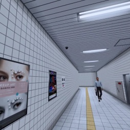画像ギャラリー No.012のサムネイル画像 / ［プレイレポ］「8番出口」とVRの相性はぴったりだった！ Quest版「8番出口VR」の無限に続く通路に閉じこめられてみた