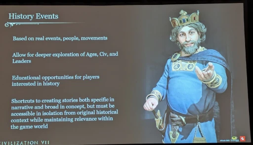 画像ギャラリー No.009のサムネイル画像 / ［GDC 2025］「Sid Meier's Civilization VII」の物語はいかにして構築されたか。ナラティブチームがその手法を語る